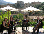 Oberon String Quartet in Deia, Majorca