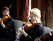 Jan Matthews and Felicity Sadler playing at One Great George Street